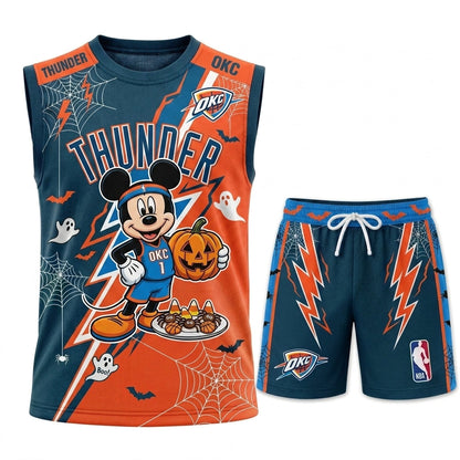 Limited Halloween Fan Set — Cartoon Mouse Basketball Jersey + Shorts | 30 Teams - Custom Fan Apparel Image 15