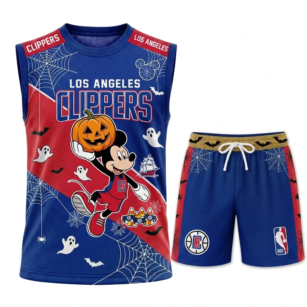 Limited Halloween Fan Set — Cartoon Mouse Basketball Jersey + Shorts | 30 Teams - Custom Fan Apparel Image 17