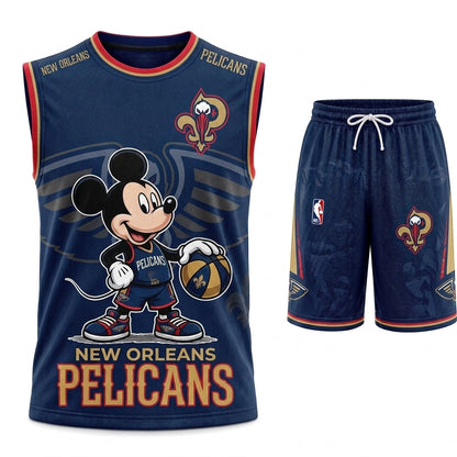 Sport Fan Set — Basketball Jersey+ Shorts | All 30 Teams Available