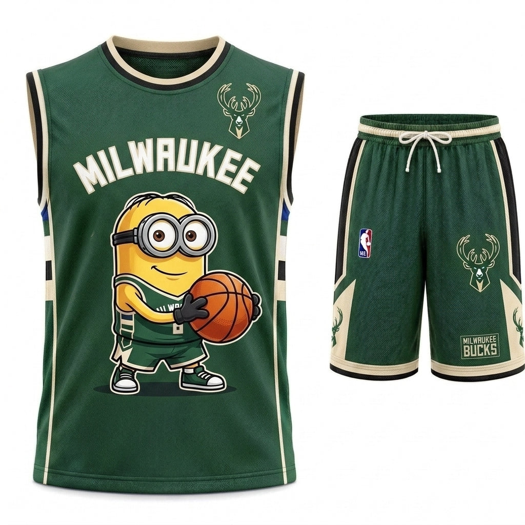Sport Fan Set — Basketball Jersey+ Shorts | 15 Teams Available
