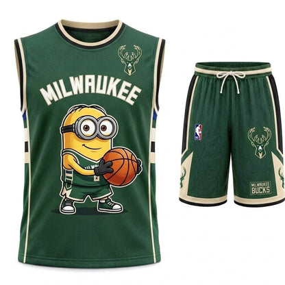 Sport Fan Set — Basketball Jersey+ Shorts | 15 Teams Available