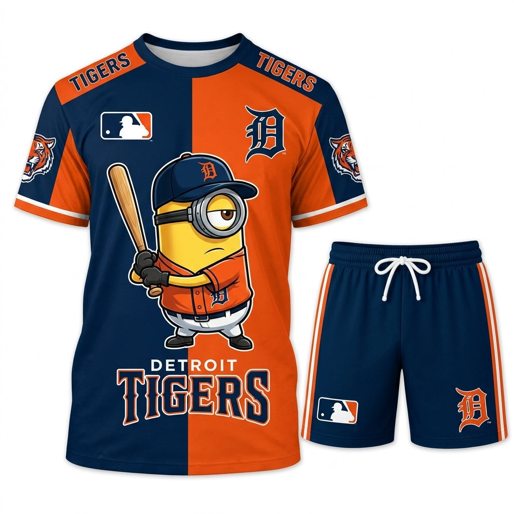 Minions MLB Baseball Fan Set — T-Shirt & Shorts | All 30 Teams Available - Custom Fan Apparel Image 18