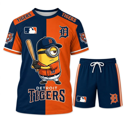 Minions MLB Baseball Fan Set — T-Shirt & Shorts | All 30 Teams Available - Custom Fan Apparel Image 18
