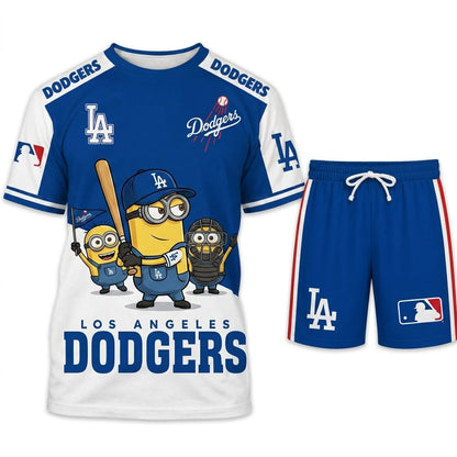 Minions MLB Baseball Fan Set — T-Shirt & Shorts | All 30 Teams Available