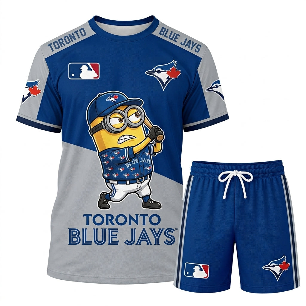 Minions MLB Baseball Fan Set — T-Shirt & Shorts | All 30 Teams Available - Custom Fan Apparel Image 11