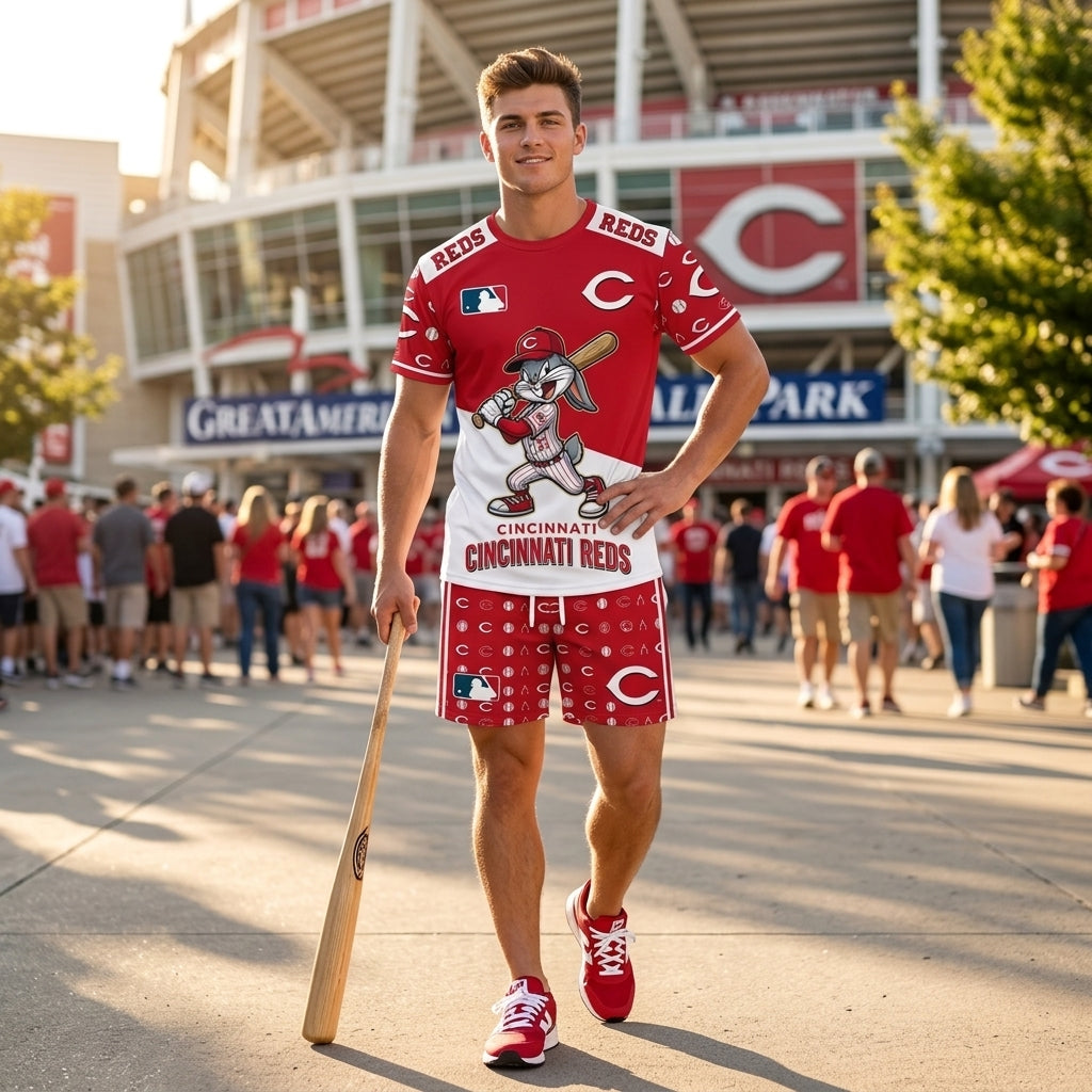 All 30 Baseball Teams-Available COMBO GIFTS FOR FAN | Sport Fan Set — T-Shirt + Shorts - Custom Fan Apparel Image 10
