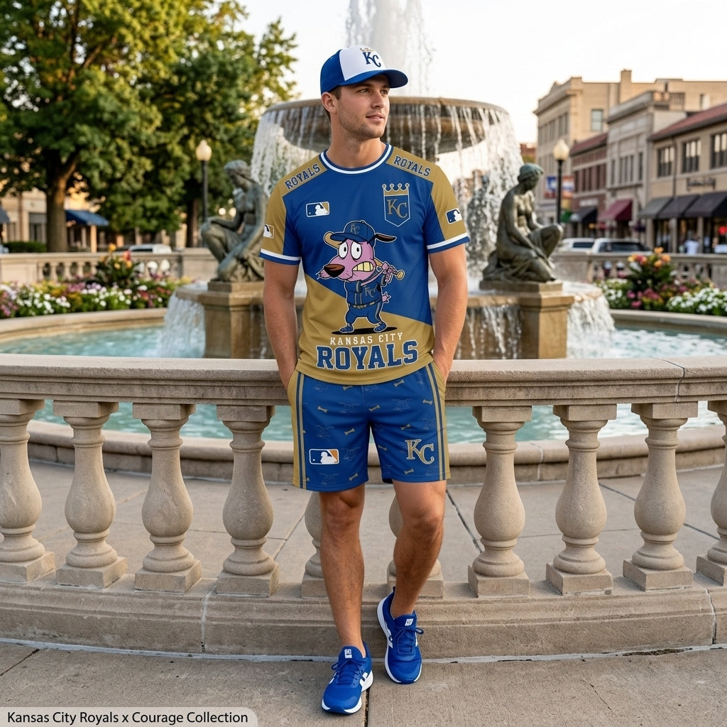 Sport Fan Set T-Shirt + Shorts — Cartoon Dog Baseball Inspired Outfit | All 30 Teams Available - Custom Fan Apparel Image 10