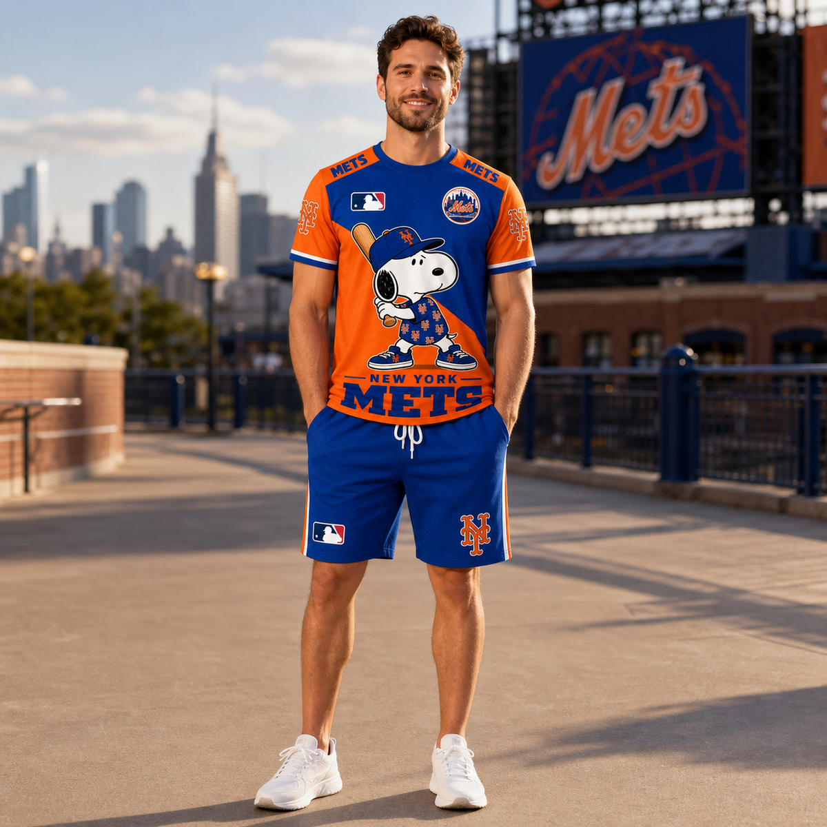 New York Mets MLB Fan Set T-Shirt and Shorts
