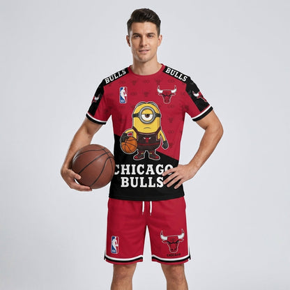 Minions NBA Basketball Fan Set — T-Shirt & Shorts | All 30 Teams Available - Custom Fan Apparel Image 9