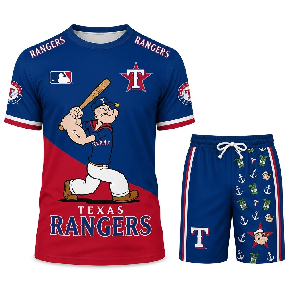 Strong Sailor Baseball Fan T-Shirt And Shorts Set — Sport Outfit Combo | 30 Teams Available - Custom Fan Apparel Image 19