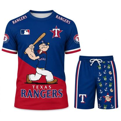 Strong Sailor Baseball Fan T-Shirt And Shorts Set — Sport Outfit Combo | 30 Teams Available - Custom Fan Apparel Image 19