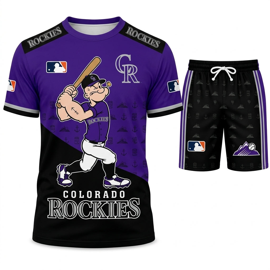 Strong Sailor Baseball Fan T-Shirt And Shorts Set — Sport Outfit Combo | 30 Teams Available - Custom Fan Apparel Image 11