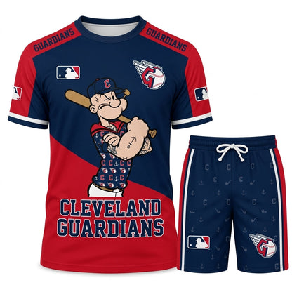 Strong Sailor Baseball Fan T-Shirt And Shorts Set — Sport Outfit Combo | 30 Teams Available