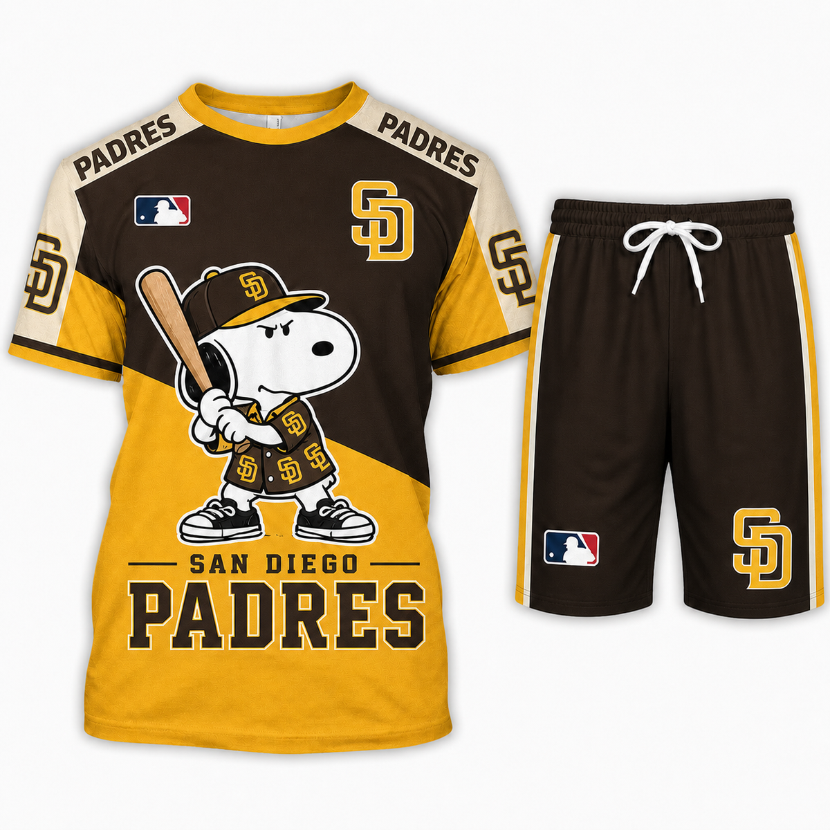 San Diego Padres MLB Fan Set T-Shirt and Shorts