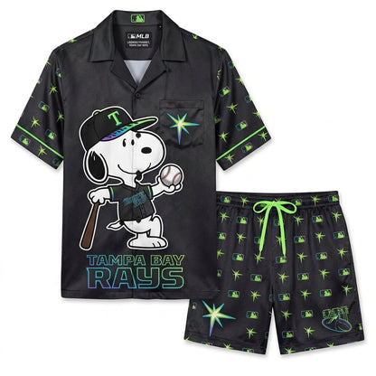 SHORT-SLEEVE PAJAMAS SET FOR SPORT FAN - Custom Fan Apparel Image 9