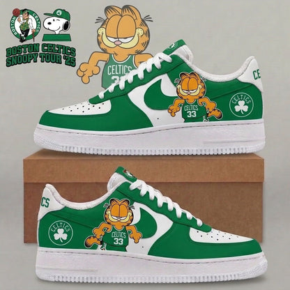 Garfield NBA Basketball Fan Low Top Sneakers | All 30 Teams Available