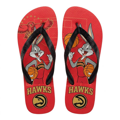 Cartoon Beagle Basketball Flip Flops — Sport Fan Sandals | 30 Teams Available - Custom Fan Apparel Image 11
