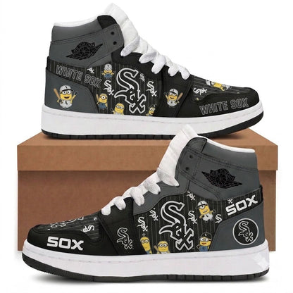Baseball Sport Fan Sneakers | All 30 Teams Available - Cartoon Game Day Gifts - Custom Fan Apparel Image 1