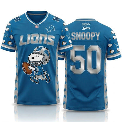 32 Teams Available | Cartoon Beagle Football Jersey — Sport Fan Shirt - Custom Fan Apparel Image 17