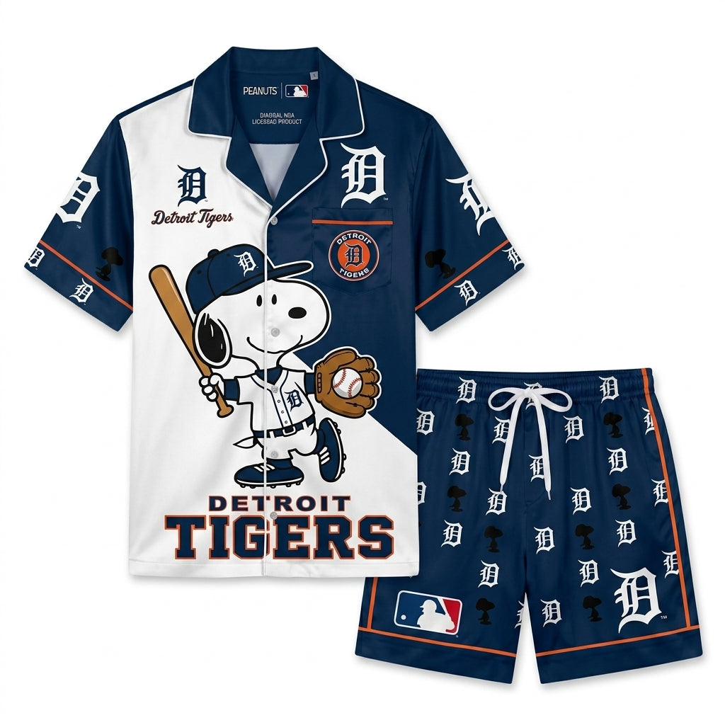 SHORT-SLEEVE PAJAMAS SET FOR SPORT FAN - Custom Fan Apparel Image 17