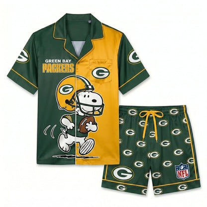 SHORT-SLEEVE PAJAMAS SET FOR TOP TEAM FOOTBALL FAN - Custom Fan Apparel Image 7