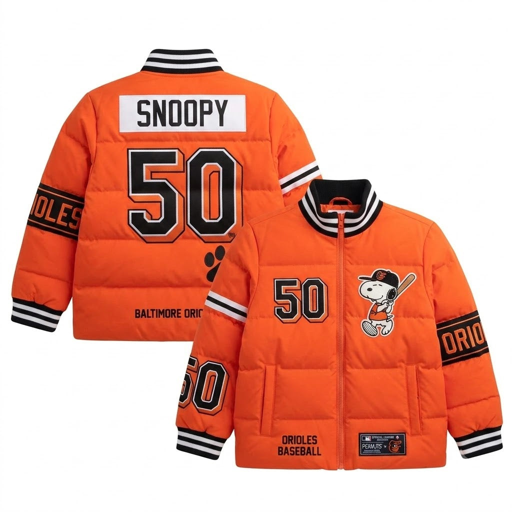 Sport Fan Stand-up Collar Down Jacket | All 30 Teams MLB Available - GIFTS FOR FAN - Custom Fan Apparel Image 1