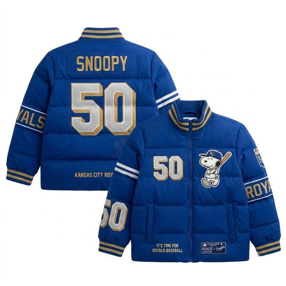 Sport Fan Stand-up Collar Down Jacket | All 30 Teams MLB Available - GIFTS FOR FAN - Custom Fan Apparel Image 7