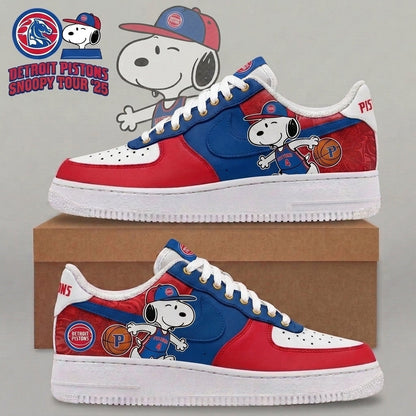 Snoopy NBA Basketball Fan Low Top Sneakers | All 30 Teams Available
