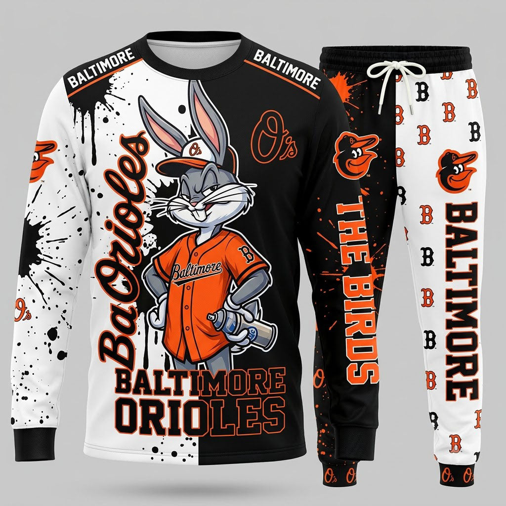 Sport Fan Set — Sweatshirt & Sweatpants Set | All 30 Baseball Teams Available - Custom Fan Apparel Image 2