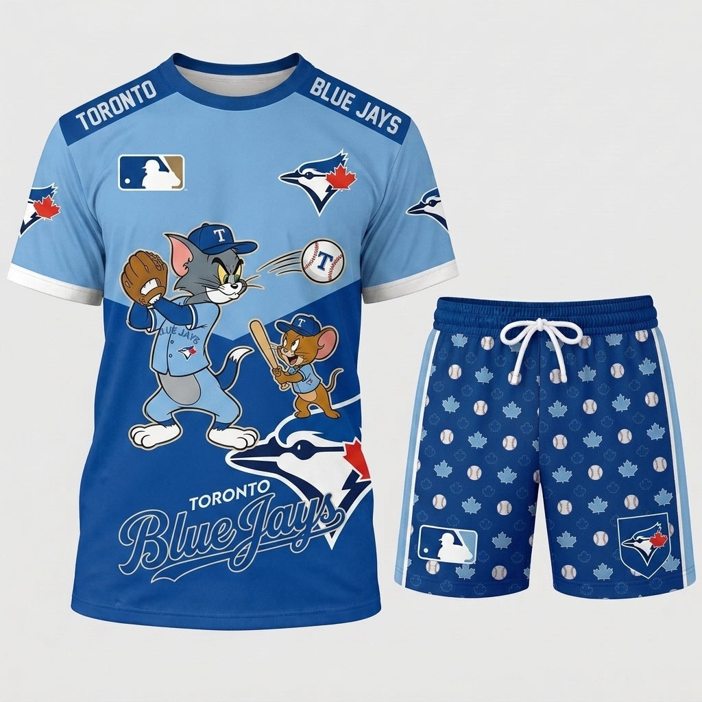 All USA Baseball Teams Inspired Fan Set — Graphic T-Shirt And Shorts Combo Outfit - Custom Fan Apparel Image 13