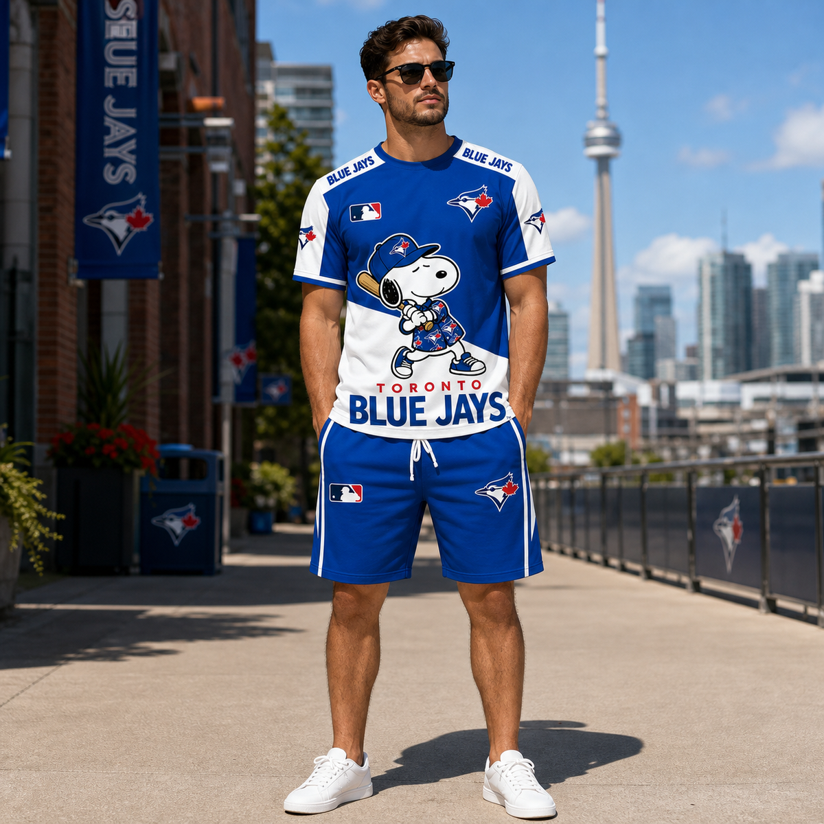Toronto Blue Jays MLB Fan Set T-Shirt and Shorts
