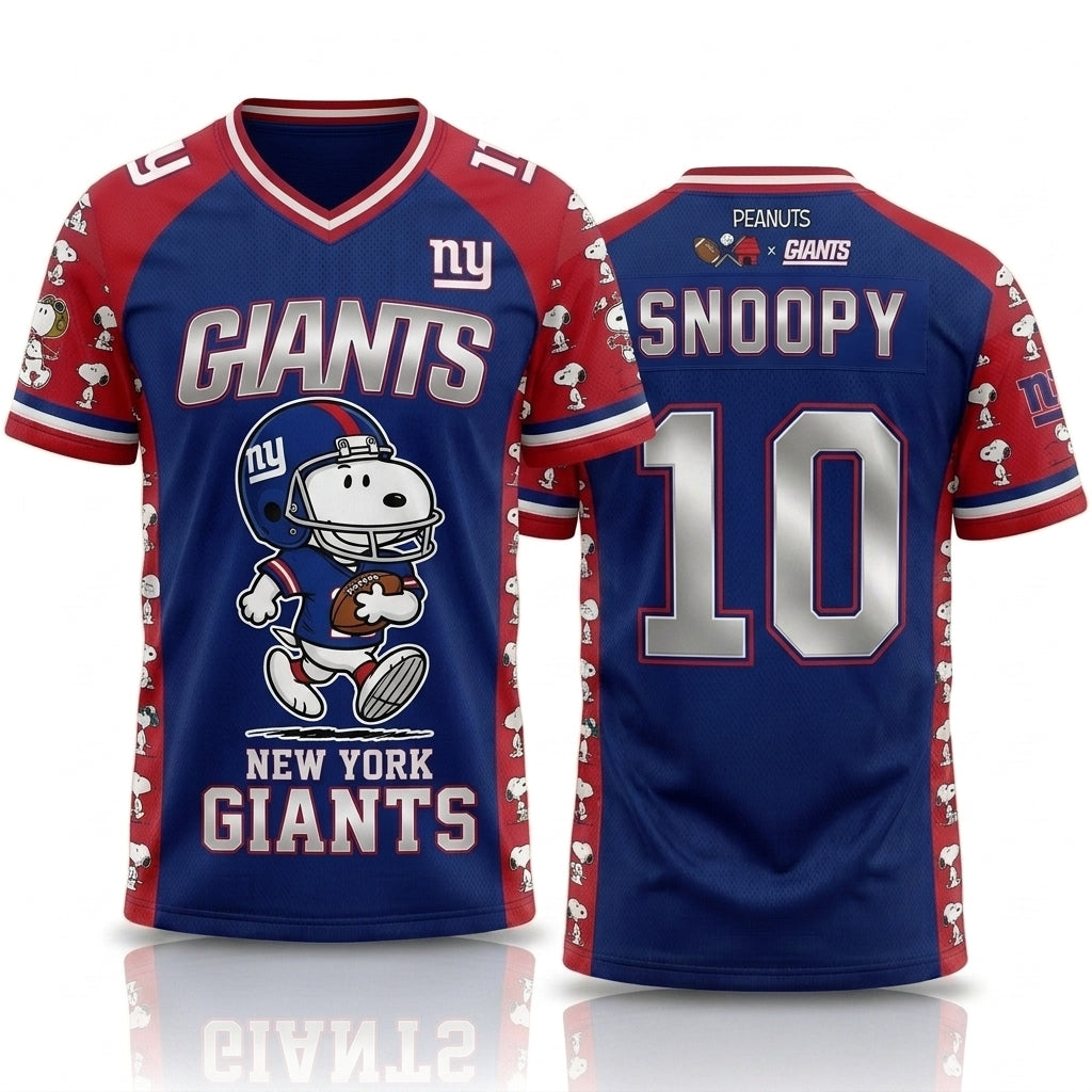 32 Teams Available | Cartoon Beagle Football Jersey — Sport Fan Shirt