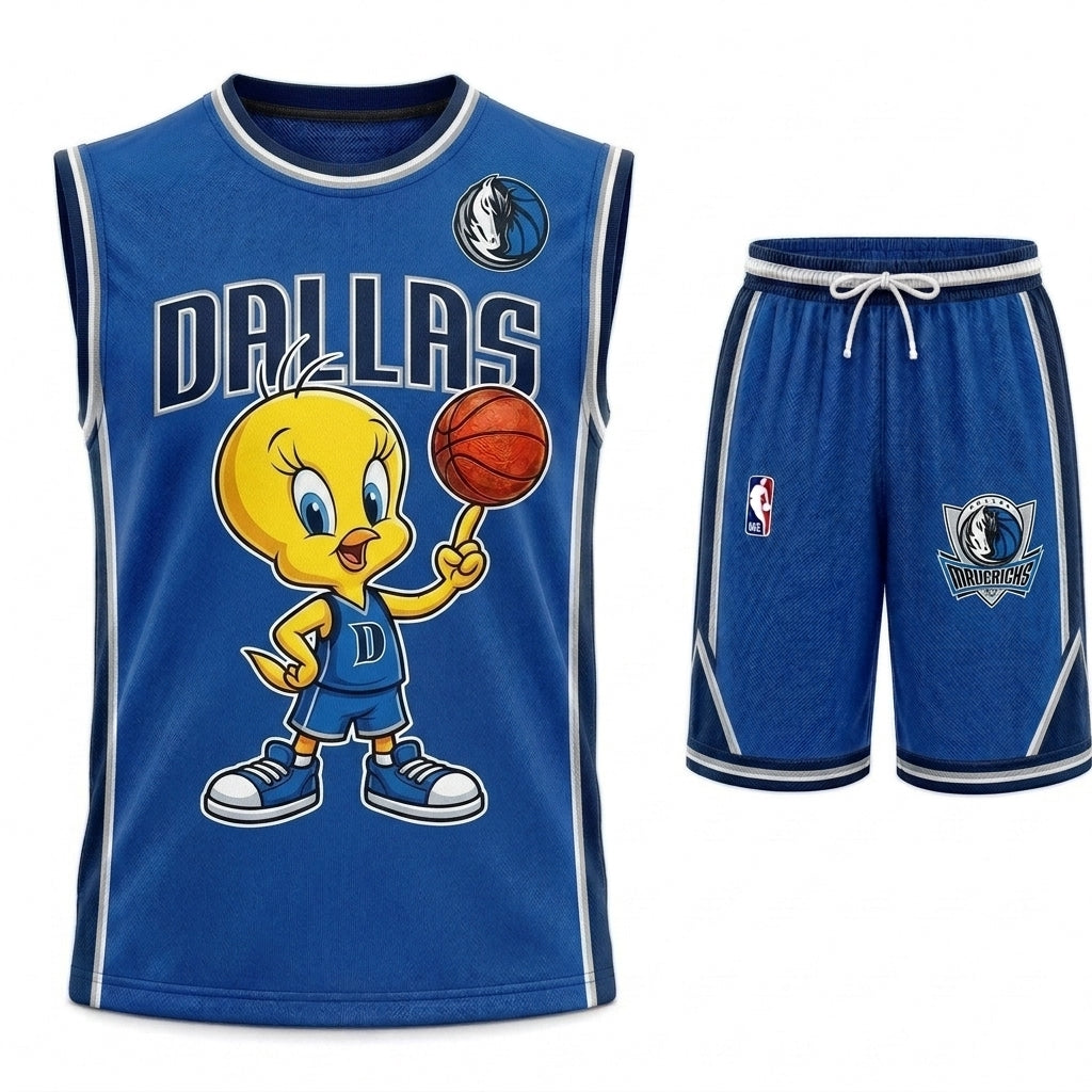 Sport Fan Set — Basketball Jersey+ Shorts | 15 Teams Available
