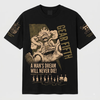 Anime Luffy Graphic Shirt, One Piece Inspired T-Shirt, Sweatshirt & Hoodie, Japanese Streetwear Fan Gift