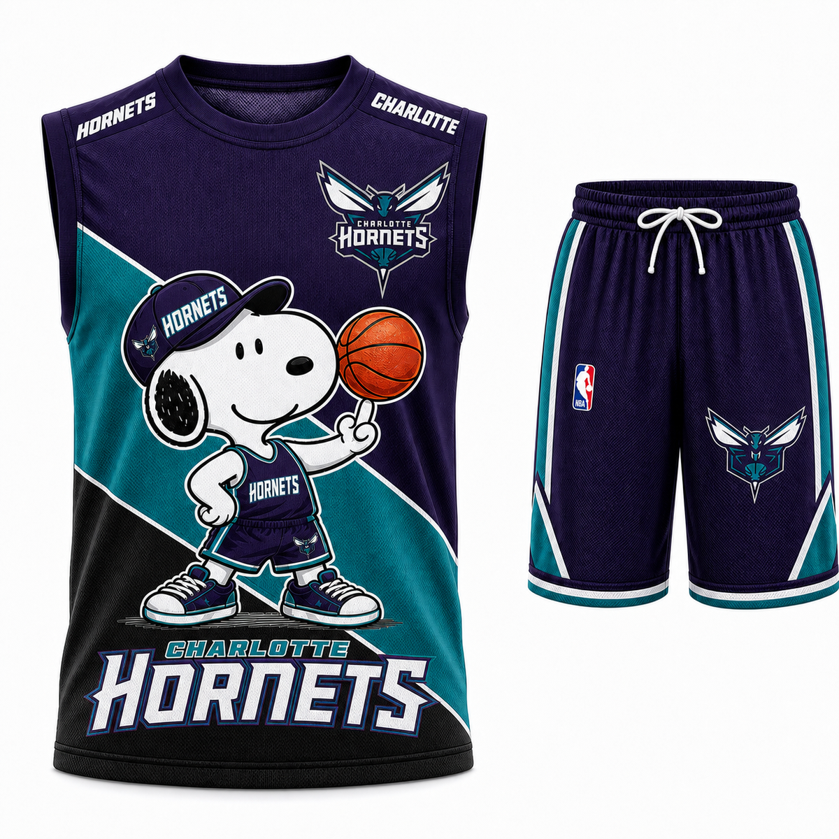 Sport Fan Set — Basketball Jersey+ Shorts | All 30 Teams Available