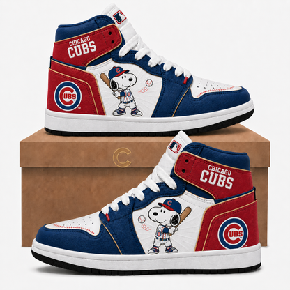 Snoopy MLB Baseball Fan High Top Sneakers | All 30 Teams Available - Custom Fan Apparel Image 6