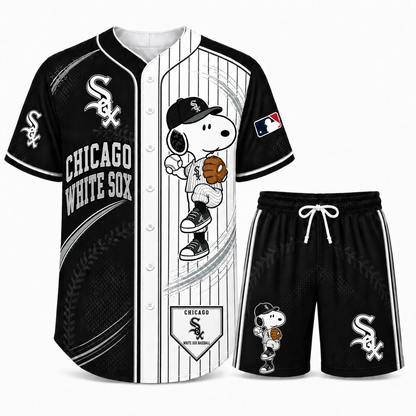 Sport Fan Set — Baseball jersye+ Shorts | All 30 Teams Available - Custom Fan Apparel Image 7