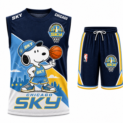 Sport Fan Set — Basketball Jersey + Shorts | All 13 Teams Available - Custom Fan Apparel Image 3