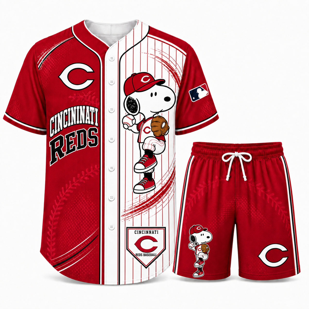 Sport Fan Set — Baseball jersye+ Shorts | All 30 Teams Available - Custom Fan Apparel Image 8