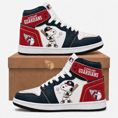 Snoopy MLB Baseball Fan High Top Sneakers | All 30 Teams Available - Custom Fan Apparel Image 9