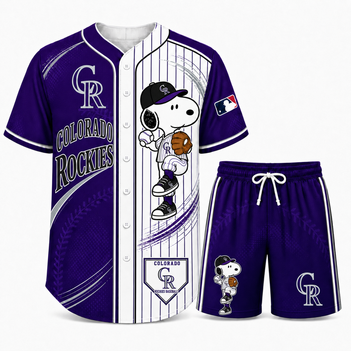 Sport Fan Set — Baseball jersye+ Shorts | All 30 Teams Available - Custom Fan Apparel Image 10