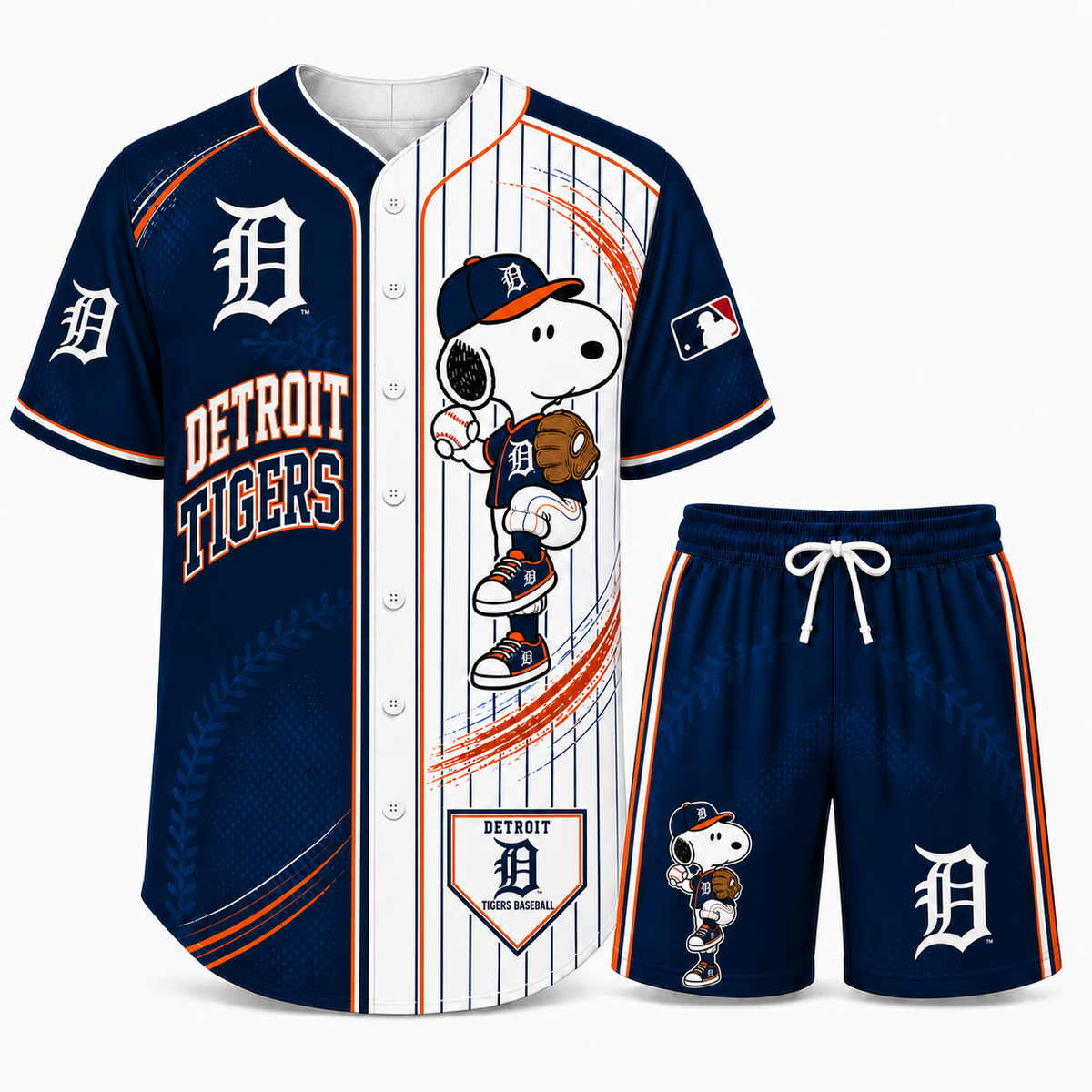 Sport Fan Set — Baseball jersye+ Shorts | All 30 Teams Available - Custom Fan Apparel Image 11
