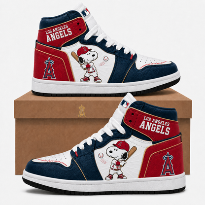 Snoopy MLB Baseball Fan High Top Sneakers | All 30 Teams Available - Custom Fan Apparel Image 14