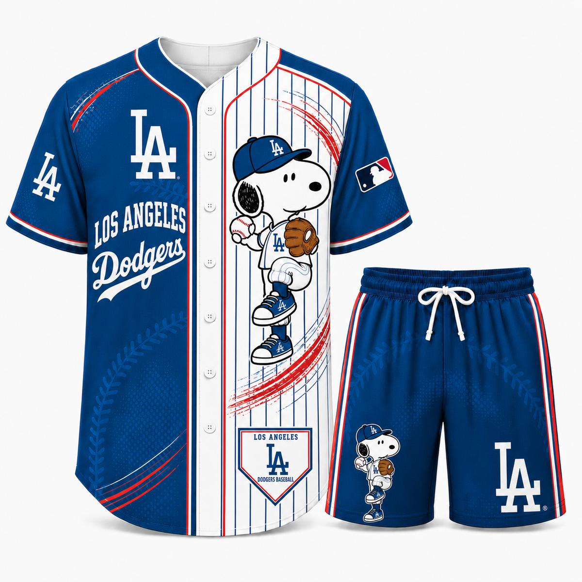 Sport Fan Set — Baseball jersye+ Shorts | All 30 Teams Available - Custom Fan Apparel Image 15