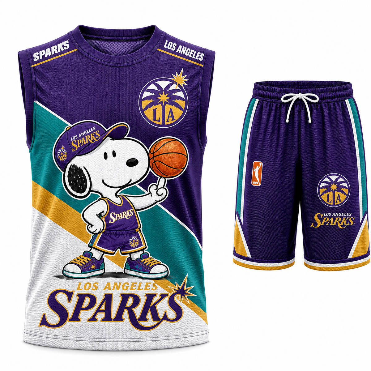 Sport Fan Set — Basketball Jersey + Shorts | All 13 Teams Available - Custom Fan Apparel Image 19