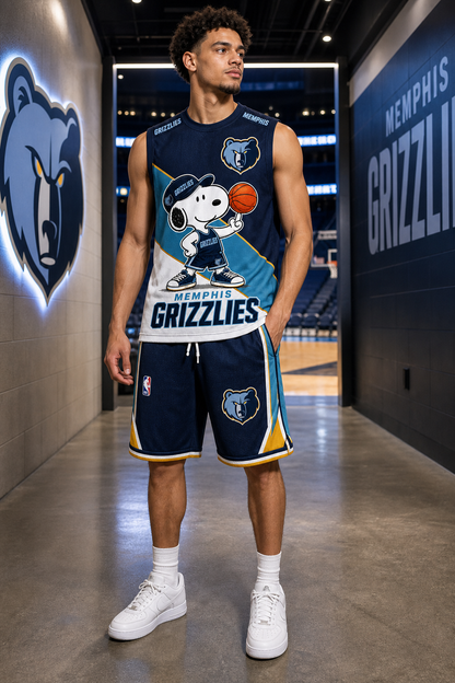 Sport Fan Set — Basketball Jersey+ Shorts | All 30 Teams Available