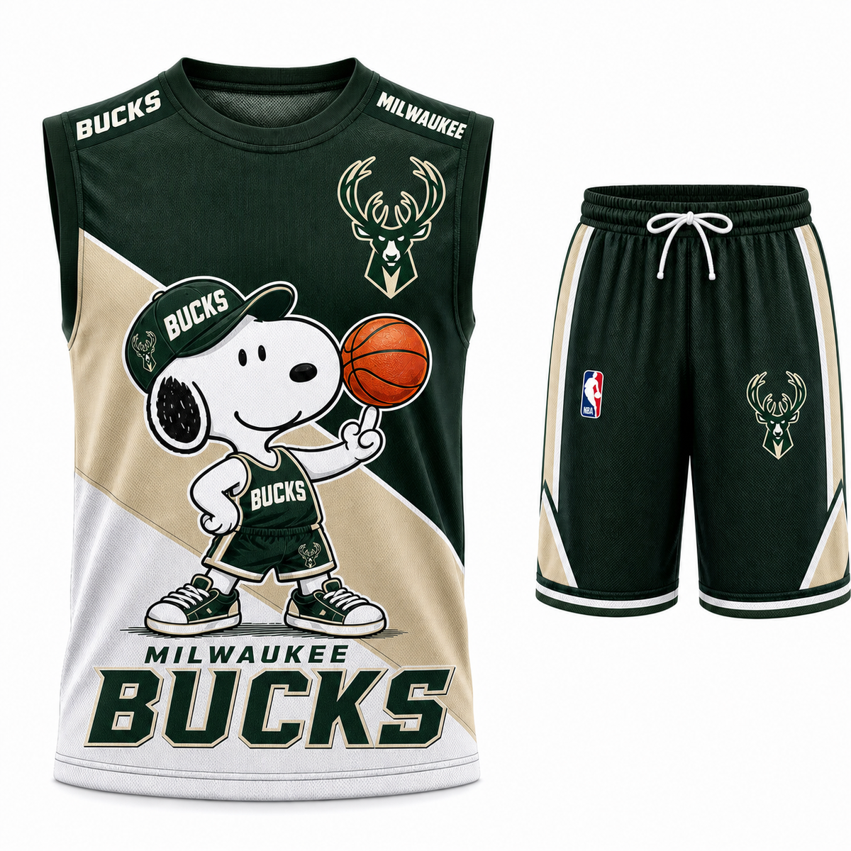 Sport Fan Set — Basketball Jersey+ Shorts | All 30 Teams Available