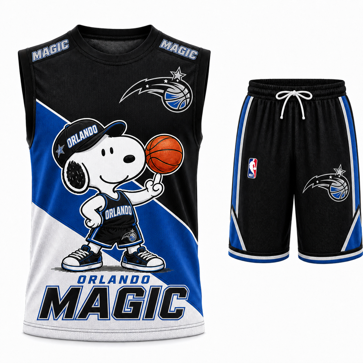 Sport Fan Set — Basketball Jersey+ Shorts | All 30 Teams Available