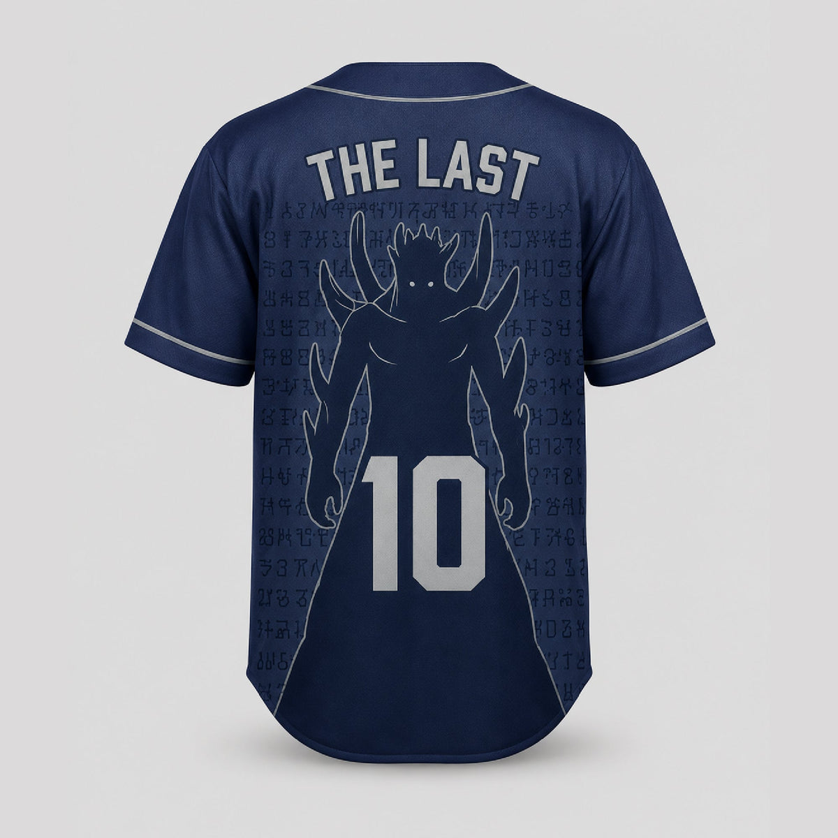 Custom Moon Eye Ninja Baseball Jersey, Personalized Name Number Dark Anime Inspired Shirt - Custom Fan Apparel Image 5