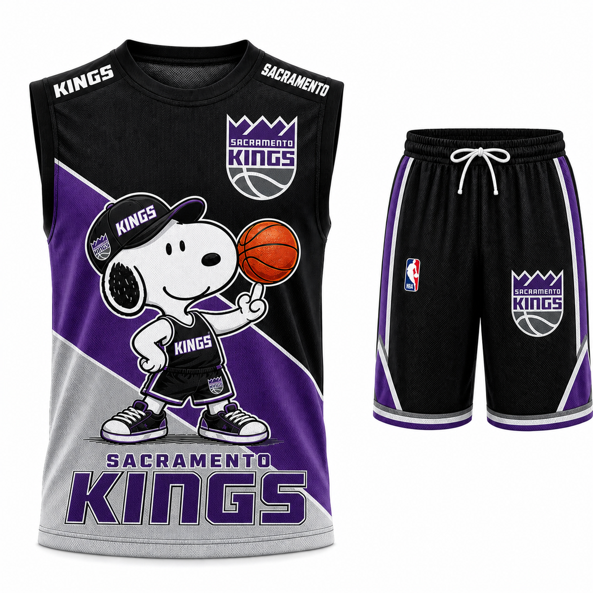 Sport Fan Set — Basketball Jersey+ Shorts | All 30 Teams Available
